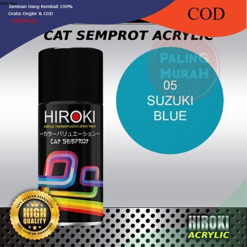 CAT SEMPROT JEPANG Cat Semprot HIROKI Candytone 05 Suzuki Blue Cat Akrilik Premium Warna Biru Cerah