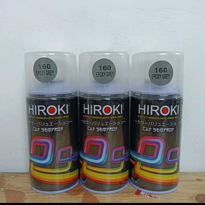 pilok pilox cat semprot HIROKI 160 EPOXY GREY epoxy poxy cat dasar 300