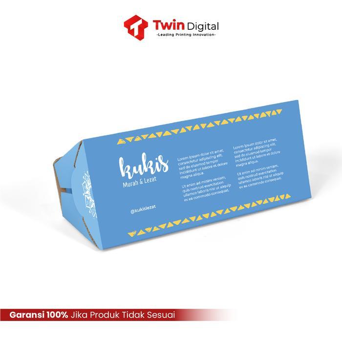 Custom Box Kardus Makanan / Tempat Roti / Box Mika / Packing Dus Kue - Cake Box - Polos