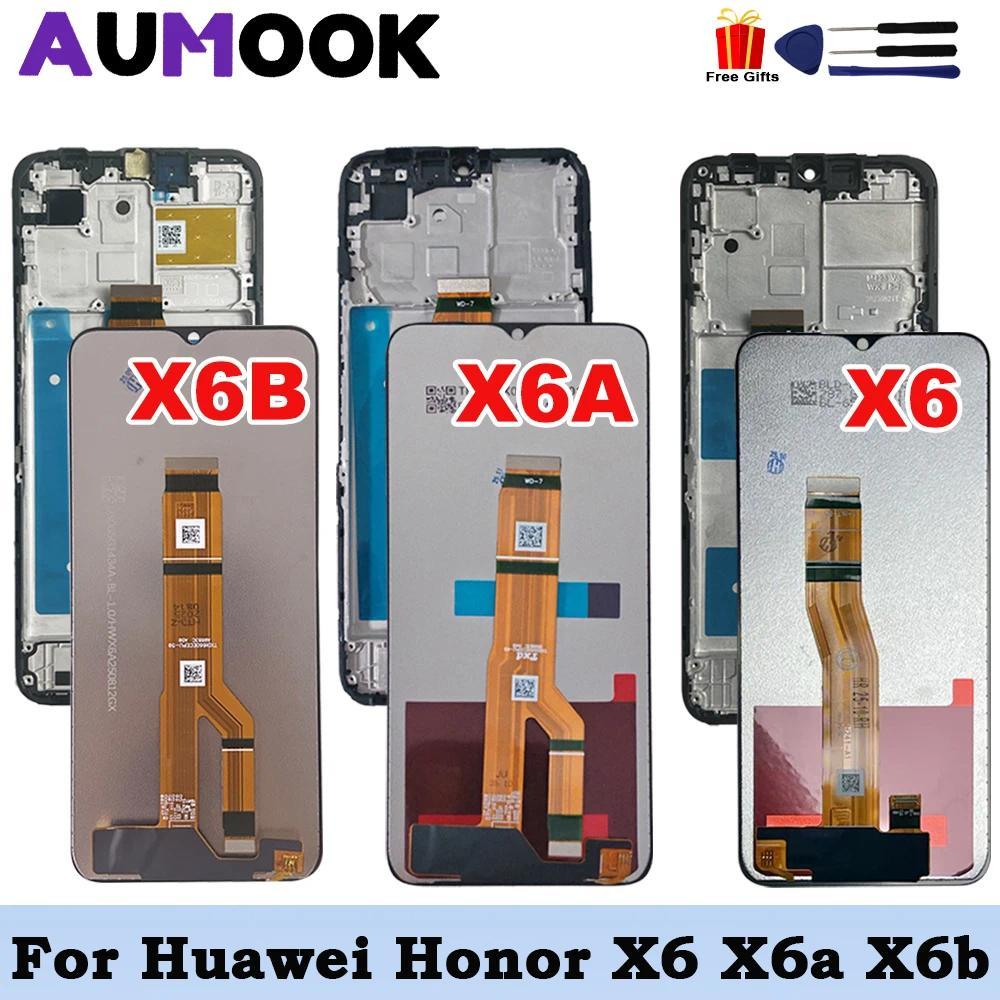 LCD for Honor X Series splay with Frame for Honor X6 X6a X6b Tou Screen gitizer Assesmbly for Honor 
