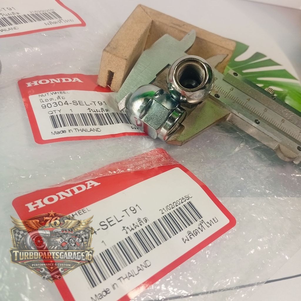 Mur Roda Nut Wheel Velg Kunci 19 ORI Honda 90304-SEL-T91 Honda Jazz Gd3 Ge8 Gk5 Brio City Gd8 Gm2