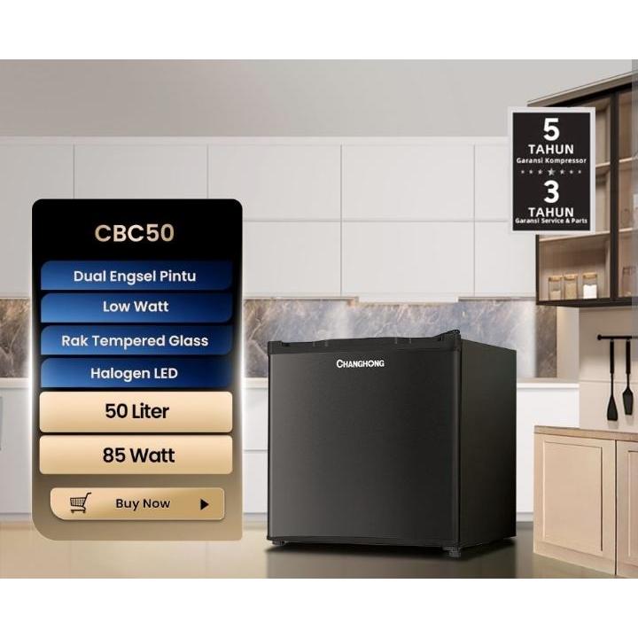 Kulkas Mini Bar Changhong CBC 50 /  Kulkas Lemari Es Portable Mini  CBC 50 Changhong