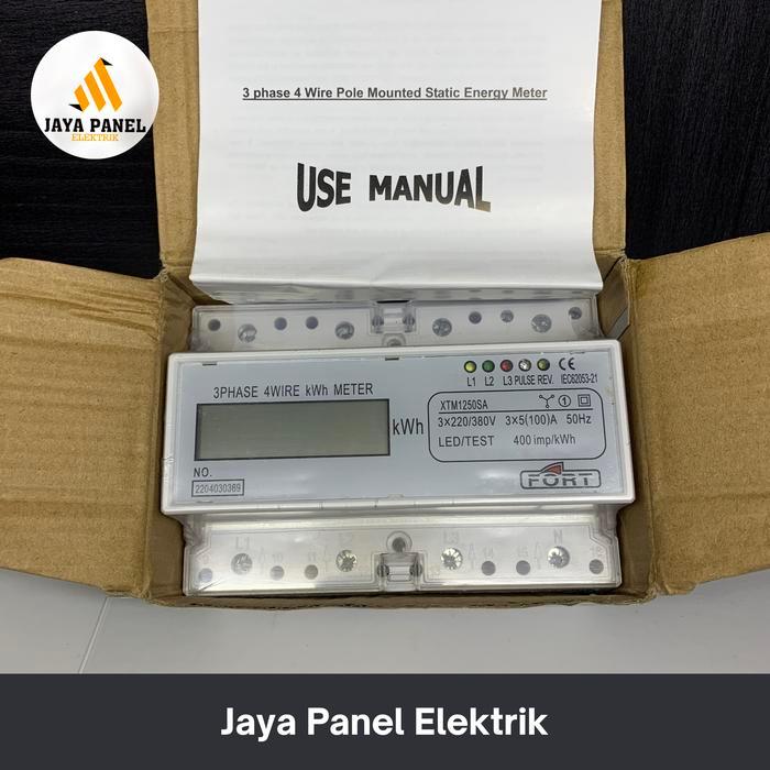 kwh meter digital 3 phase fort/kwh meter 3 phase 4 wire XTM1250SA
