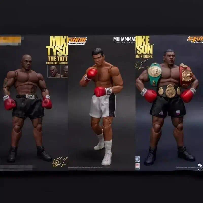 New 18cm Storm Mike Tyson Anime Game Figure Boxing ampion Muhammad Action Figure Iori Yagami Figures