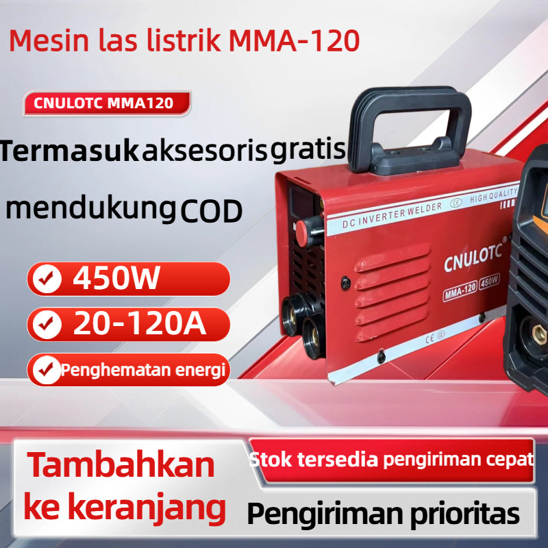 Mesin Las Listrik MMA-120 450W Travo Las Mini Alat Las Besi Inverter Daya Hemat
