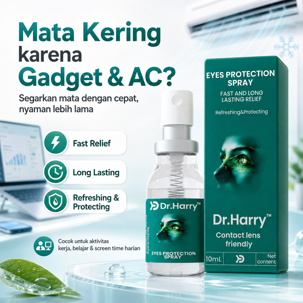 Viral TikTok! DR.HARRY Alat Perawatan Kulit - Oleskan Skincare Merata, Mudah Digunakan, Anti Kontami