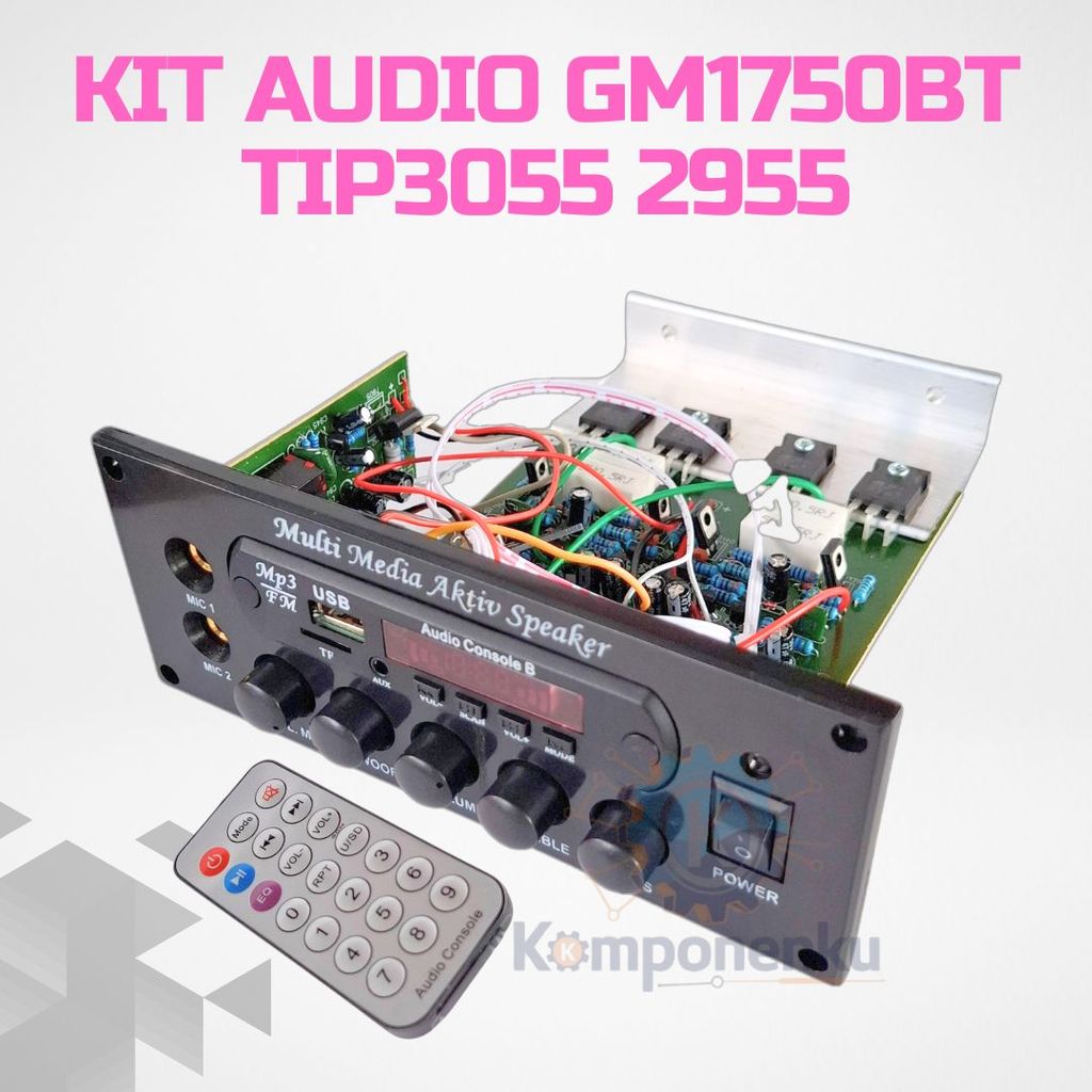 Modul Power Amplifier GM1750BT Bluetooth USB Mic 150W