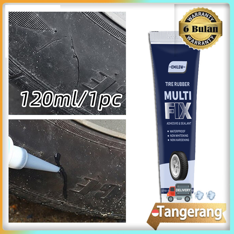 120ml Lem Perbaikan Retak Ban / Lem Tambal Perbaikan Ban Mobil Sepeda Motor