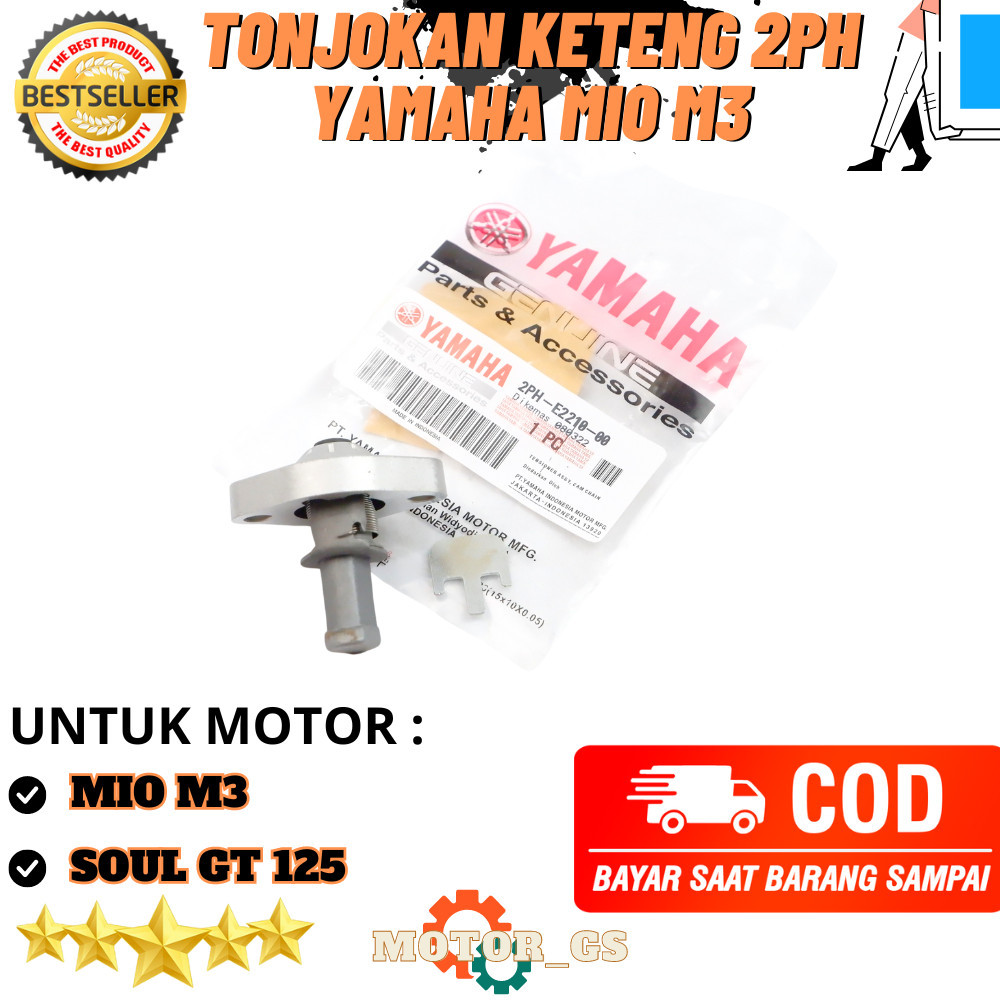 Ori Tonjokan Keteng Tensioner Yamaha Mio M3 - Tonjokan Tensioner Motor Soul GT 125 & Mio M3 2PH-E221