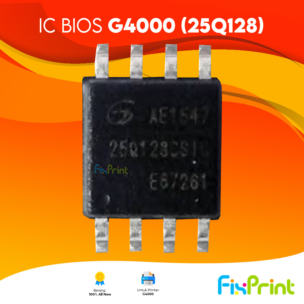IC Eprom G4000 25Q128, Resetter Printer G4000