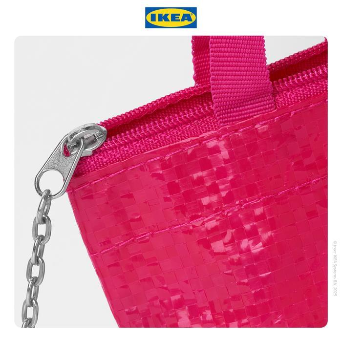 IKEA KNOLIG Gantungan Kecil Tas Serbaguna - Pink