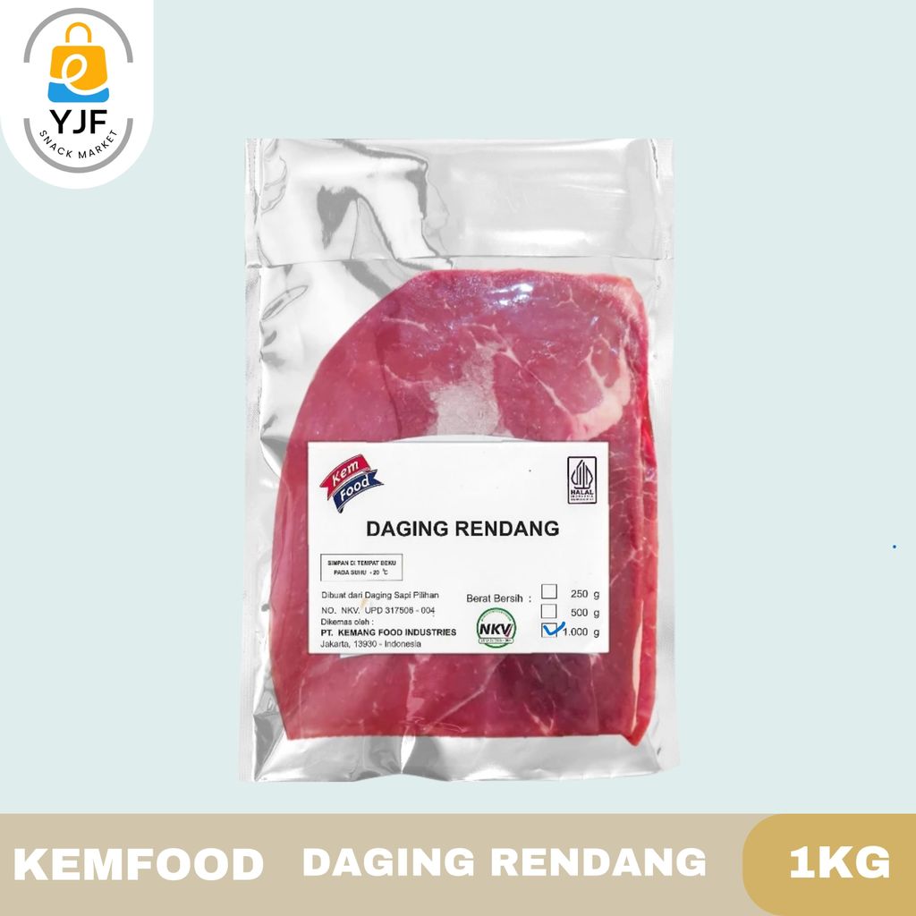 Kemfood Daging Sapi Rendang 1kg / Daging Rendang