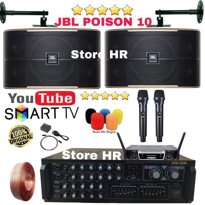 PAKET SOUND SYSTEM KARAOKE JBL 10 INCH ORIGINAL TERMURAH Bluetooth Speaker Wireless Bass