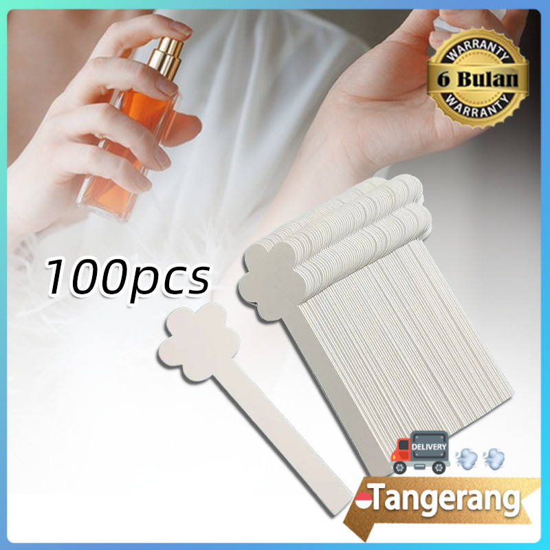 100PCS Smelling Strip Parfum / Kertas Parfum Paper Test / Fragrance Smelling Strip