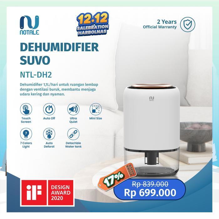 Notale Dehumidifier Suvo Air Dryer Serap kelembapan Humidifier Touch - Dehumidifier Suvo