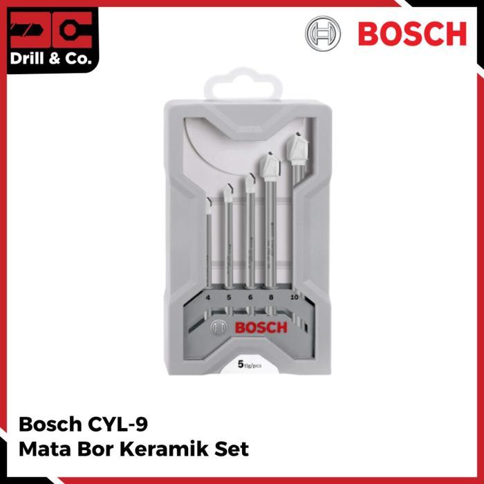 Mata Bor Keramik /Mata Bor Tombak Bosch CYL 9 Set 5 Pcs (169)