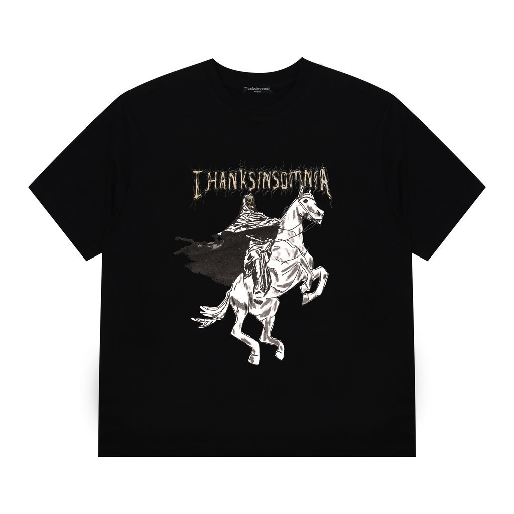 Tshirt Lunara Black Thanksinsomnia 100% Original