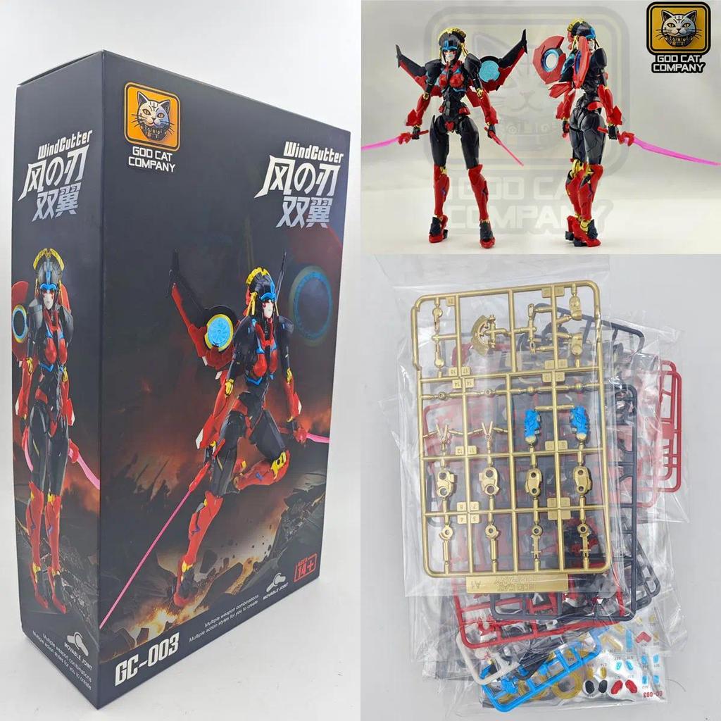 God Cat Company Transformation Wind Scythe Witch Windblade GC-003 Windblade Assembly KO RIOBOT Actio