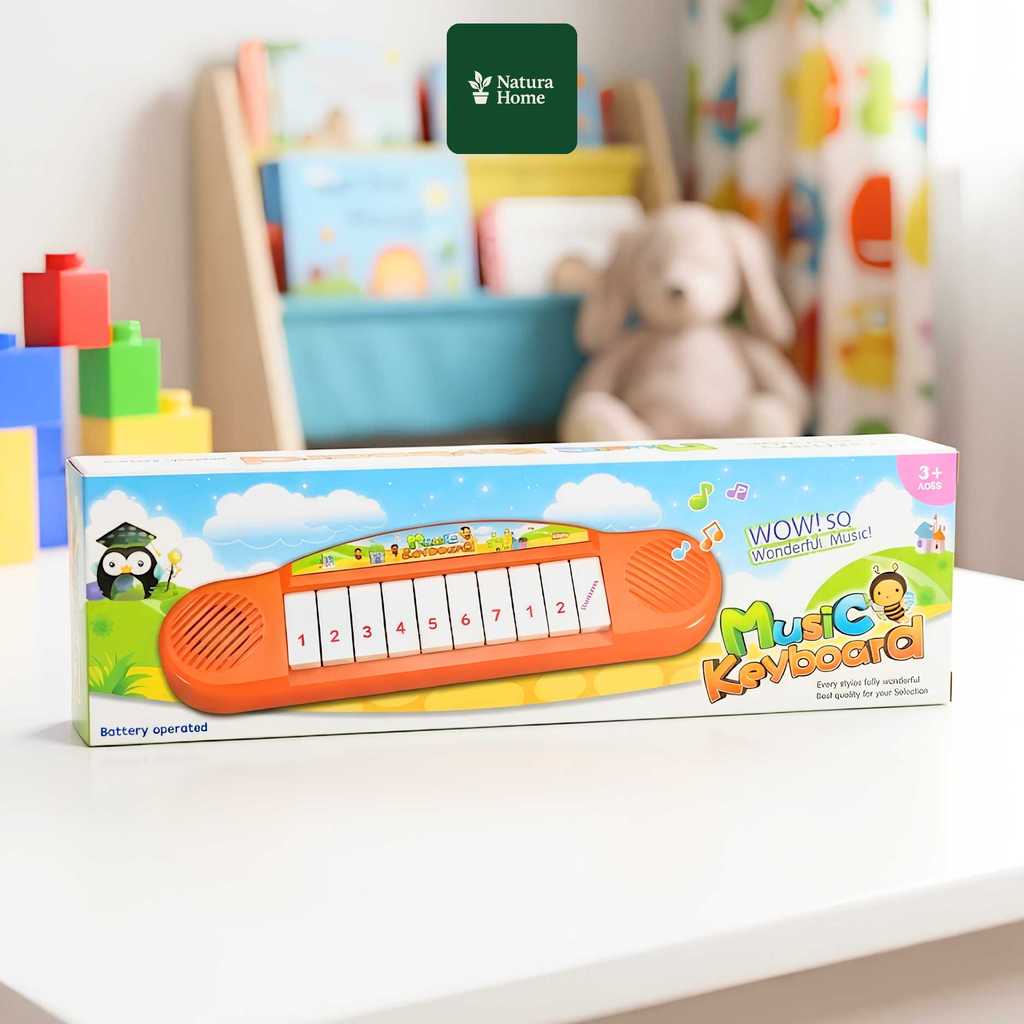 NATUREHOMEE - MAINAN PIANO MUSIK KEYBOARD ANAK BX240