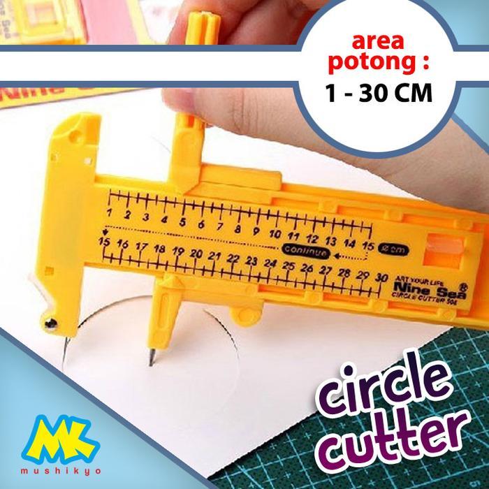 Rotary Circle Cutter - Potong Sticker Lingkaran - Pond Bulat 9SEA