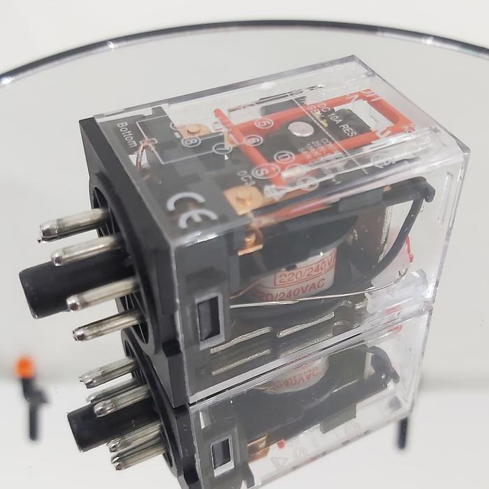 RELAY MK2P-N OMRON AC 220V / MK2P-N DC12V / MK2P-N DC24V 8 KAKI - AC220V
