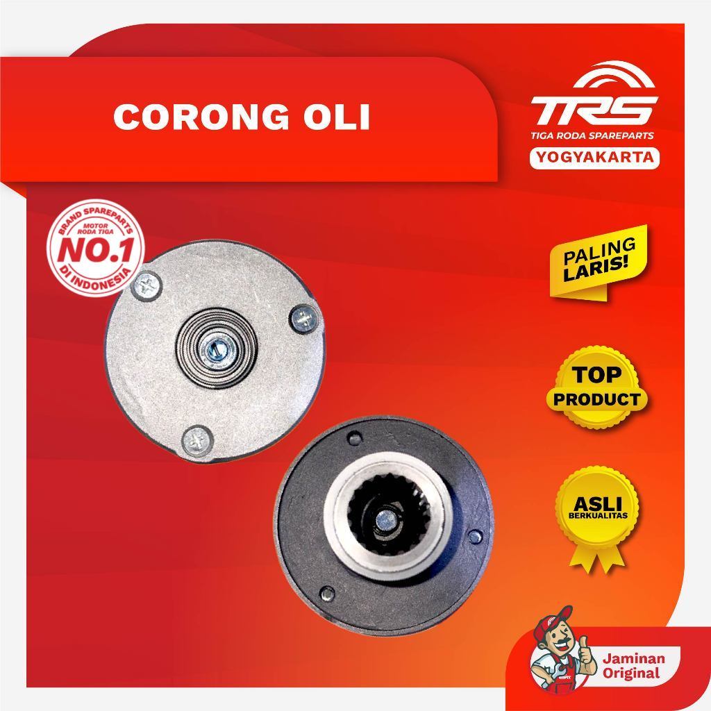 TRS Corong Oli Motor Roda Tiga Viar Karya Oil Cooler Tossa Hercules Motor Roda Tiga Spareparts Origi