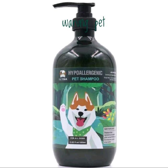 PROMO Orgo Hypoallergenic Oatmeal Dog Shampoo 1000ml - Shampoo Anjing Ultima Hypoallergenic Dog Sham
