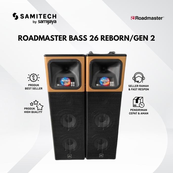 SPEAKER ACTIVE ROADMASTER BASS 26 REBORN/GEN 2 BERGARANSI