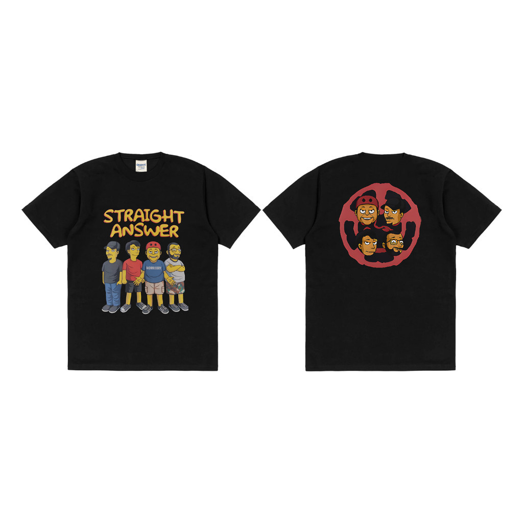 Tshirt Band Straight Answer Simpsons