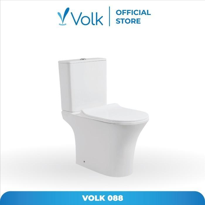 PROMO BIGSALE CLOSET DUDUK VOLK ERICA 088A  MONOBLOK TWO PIECE RIMLESS