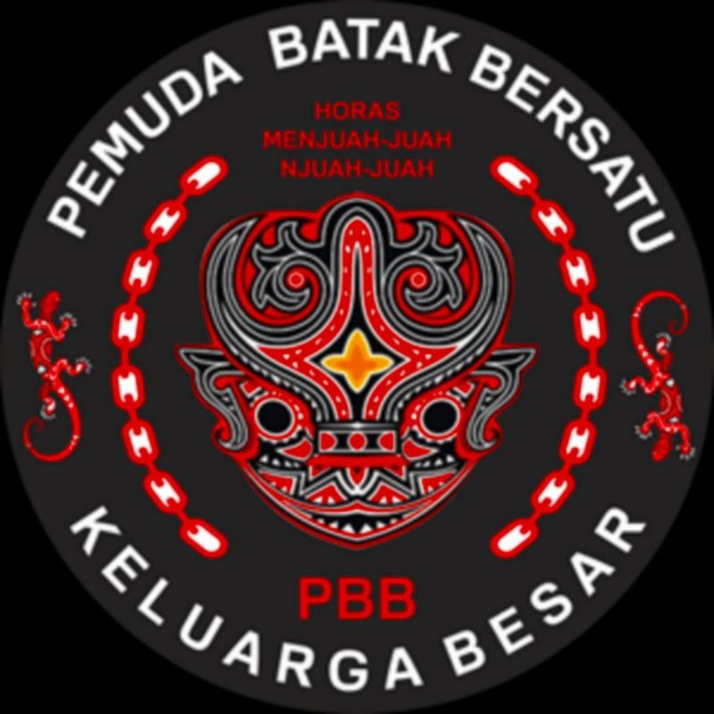 Stiker PBB pemuda batak bersatu