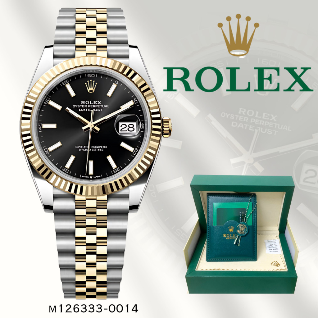 COD dan 100% Asli[Rolex] INCLUDE BOX Jam Tangan Rolex ORIGINAL 100% Seri Datejust Pria m126333-0014 