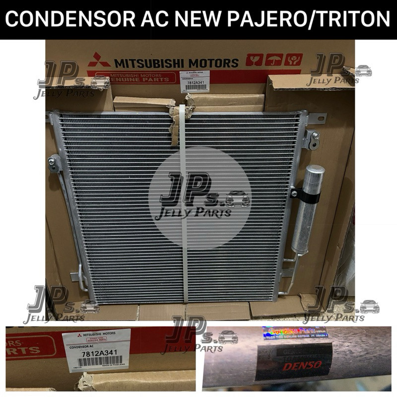 CONDENSOR KONDENSOR AC MITSUBISHI NEW PAJERO / TRITON ASLI ORIGINAL DENSO THAILAND