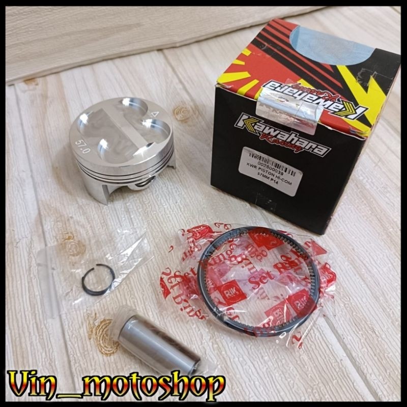 Seher piston Kawahara pin 14 57mm MX / MX King / Vixion / Aerox / Nmax Kawahara Racing