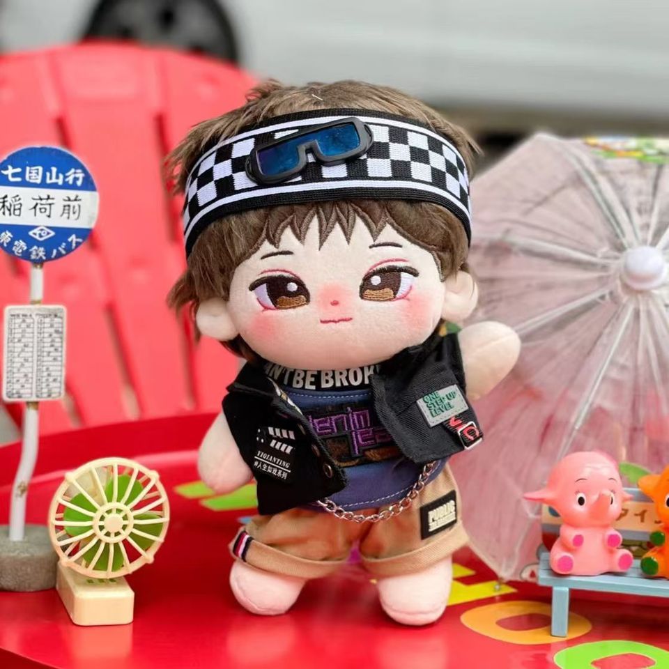 20 cm Idol Doll Enhy Doll Pen BABY KOR Men's Team Group Dress- Up Cotton Doll Stuffed Plush Doll Toy