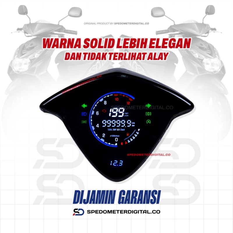 SPEDOMETER DIGITAL  MIO SOUL KARBU