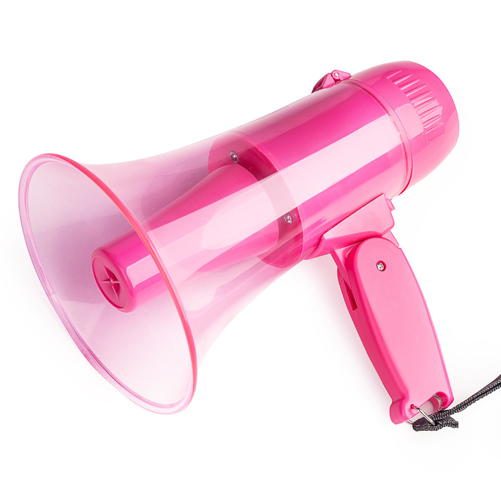 240S Recorng USB Port Portable Megaphone Bullhorn 20 Watt Power Megaphone Speaker with Builtin Siren