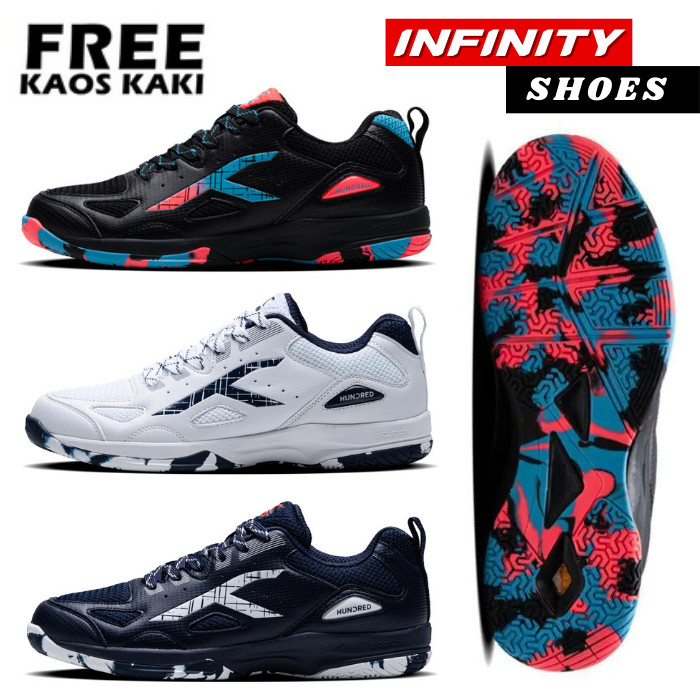 HUNDRED GALAXY Badminton Shoes - Sepatu Badminton Original Hundred