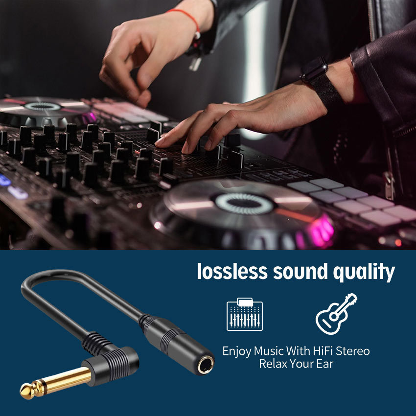 Kabel Jack Akai Mono L 6.5Mm Male To Jack Akai 6.5Mm Female/Kabel Sambungan Audio Mic/Kabel