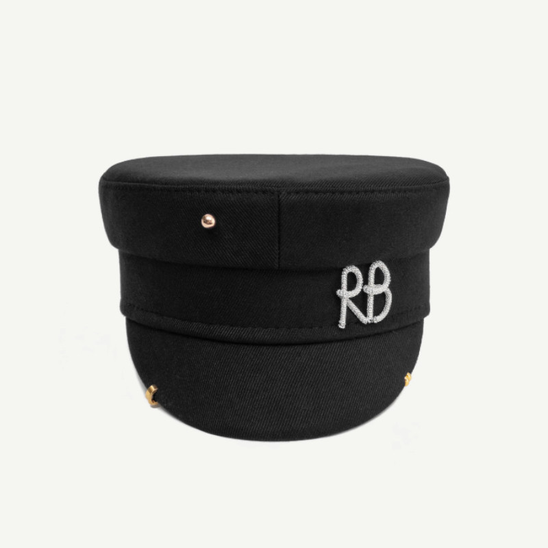 New  Women's Fashion Flat Cap British Retro Newsboy caps with Earrings Pierced Baker Boy Cap