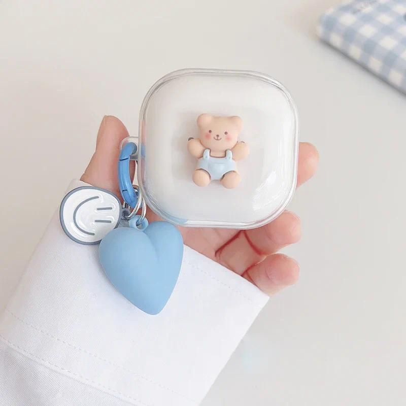 For Nothing ear 2 Case ear R 2024 Cute bear/cartoon animal Cover silicone Transparent Earphone Cover