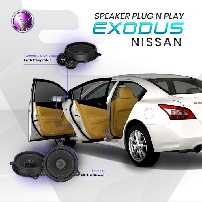 VENOM EXPRESS EXODUS - SPLIT 2 WAY & COAXIAL FOR NISSAN - Audio Mobil - SPEAKER SPLIT 2 WAY (EX-N) -