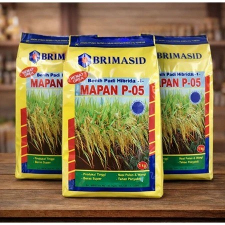 Benih Bibit Padi Hibrida F-1 MAPAN P- 05 PRIMASID 1Kg 100% Original Kemasan Pabrik Exp 07 2026