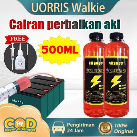 Cairan Perbaikan Aki Jual Cairan Elektrolit Aki Kering Basah Cairan Perbaikan Baterai 500ml Air Aki 