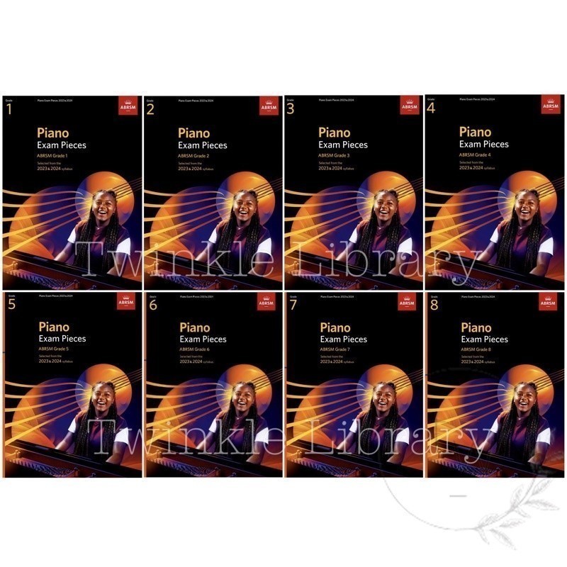 BUKU FISIK [2023 & 2024] ABRSM Piano Exam Pieces 2023 & 2024 syllabus - Grade In 1 2 3 4 5 6 7 8 |  