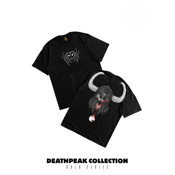 KAOS KATUN COMBED 16s CASUAL LENGAN PENDEK PRIA WANITA HITAM ORIGINAL DREAMBIRDS | VORATH