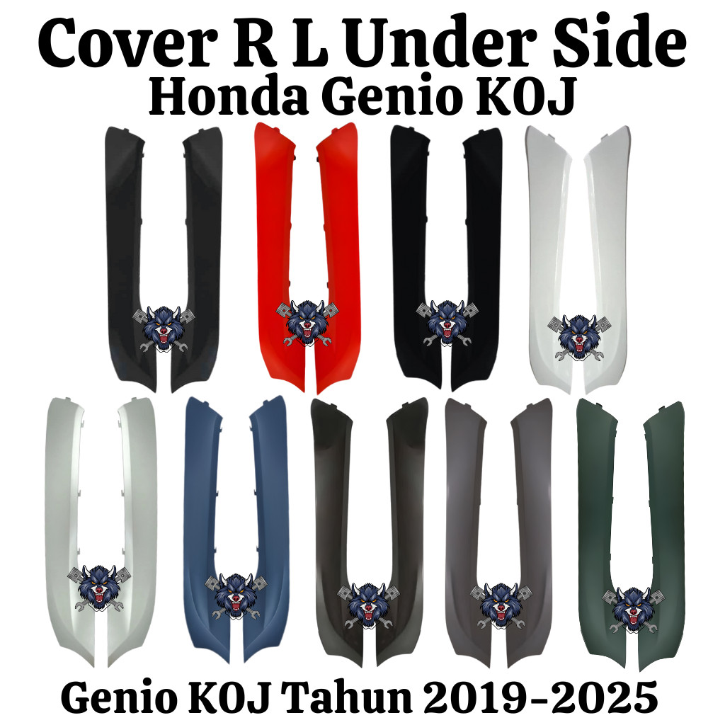 Cover Dek Lantai Bawah Samping Kanan Kiri Genio K0J Sirip Bawah Under Side Genio K0J
