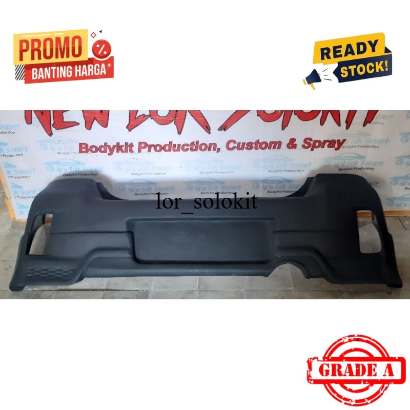 [READY] Bodykit Bemper Belakang Toyota Yaris Bakpao Upgrade Trd