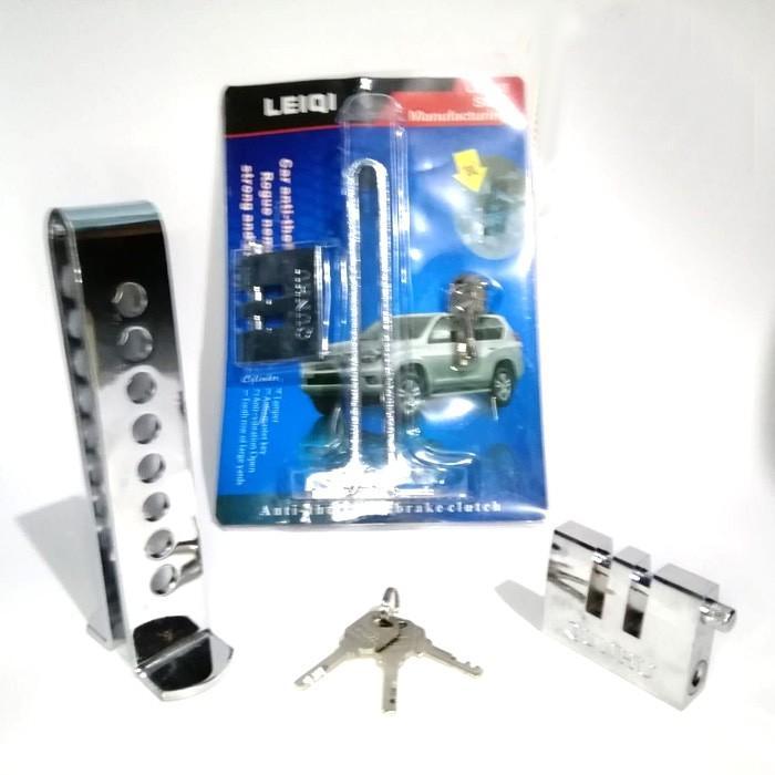 Kunci Pengaman Mobil Gembok Pedal Kopling Rem Gas Anti Maling - Gembok Pedal Kopling