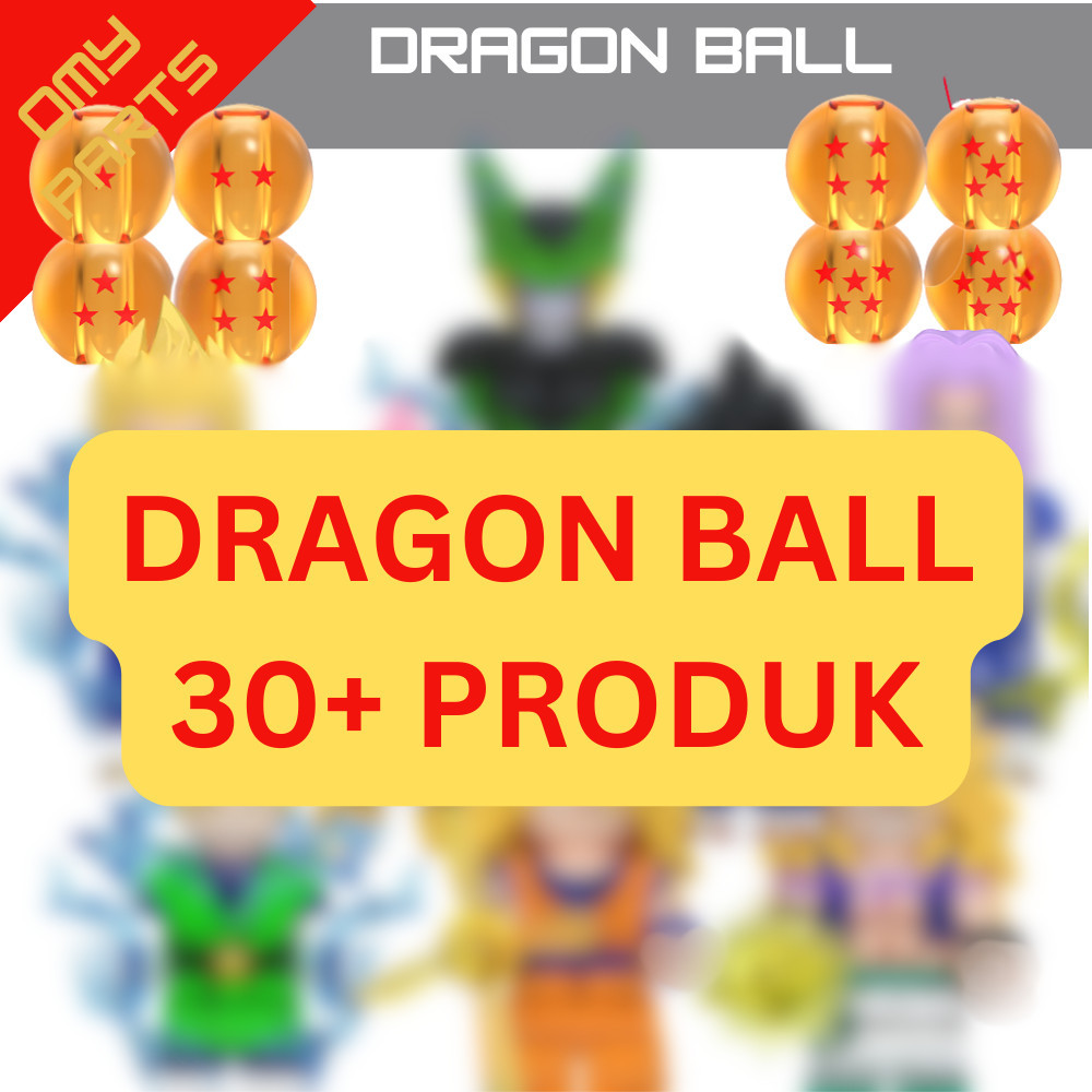 DRAGON BALL - MAINAN BONEKA PLASTIK ANAK LUCU MEMBANGUN HADIAH KOLEKSI